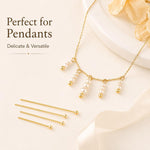 Confezione da 100 spilli a testa sferica in rame placcato oro per la creazione di gioielli fai da te., 1.8mm Ball Pin 0.5x12mm, 1.8mm Ball Pin 0.5x14mm, 1.8mm Ball Pin 0.5x16mm, 1.8mm Ball Pin 0.5x18mm