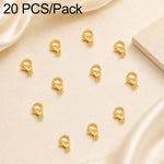 Confezione da 20 pezzi di chiusure a moschettone placcate in oro per bracciali e collane, fibbie a molla per la creazione di gioielli fai da te., 301#10mm, 302#12mm, 901#10mm, 902#12mm