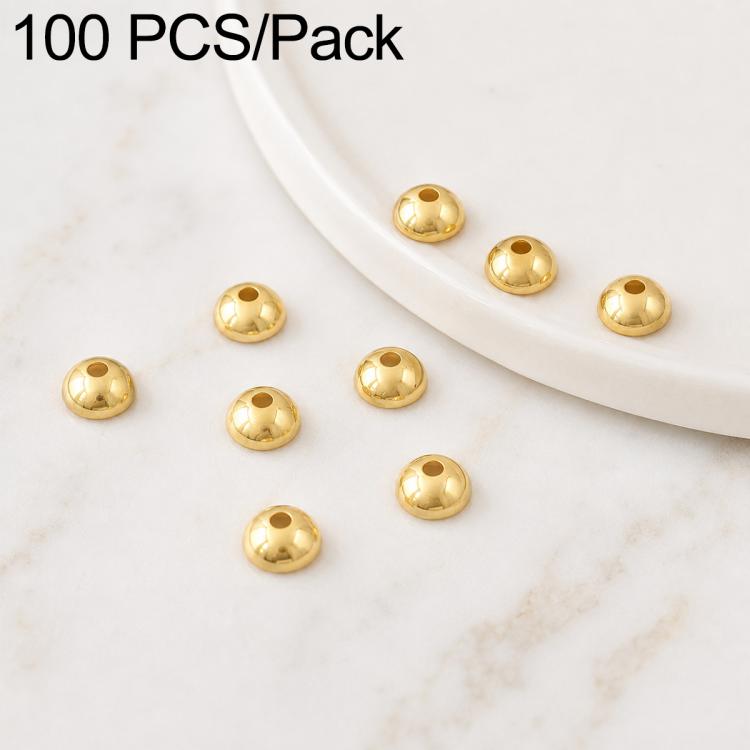 Confezione da 100 pezzi di copriperline a forma di fiore cavo placcati in oro, distanziatori per la creazione di gioielli fai da te., Circular Hollow 10mm, Solid Vertical Striped Bead Cap 8mm, 8-Pointed Star Flower Cap 8mm, 8-Pointed Star Flower Cap 11...