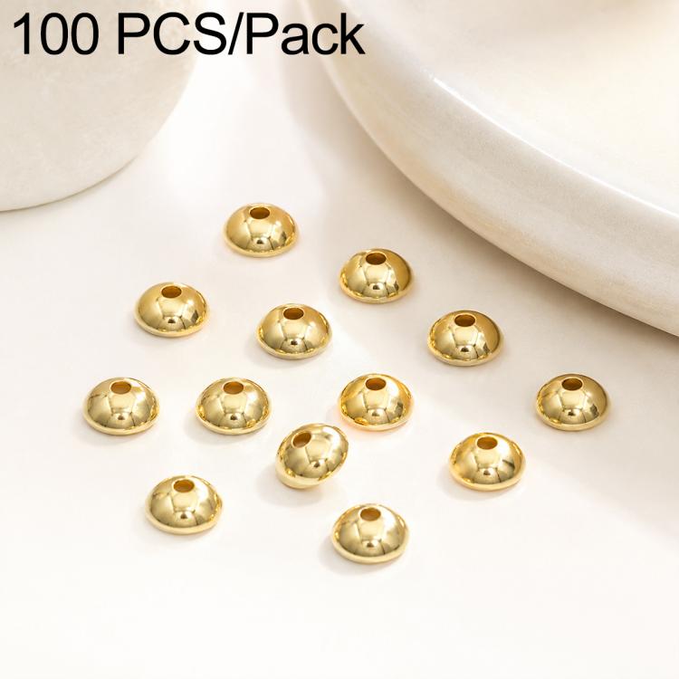 Confezione da 100 pezzi di copriperline a forma di fiore cavo placcati in oro, distanziatori per la creazione di gioielli fai da te., Circular Hollow 10mm, Solid Vertical Striped Bead Cap 8mm, 8-Pointed Star Flower Cap 8mm, 8-Pointed Star Flower Cap 11...