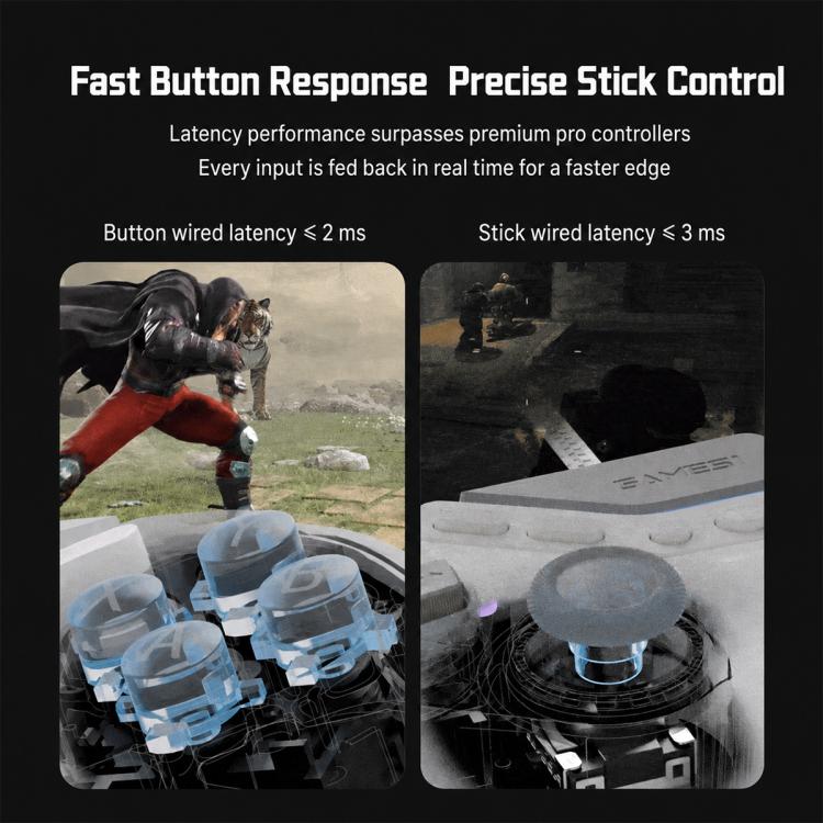 GameSir T3 Pro Tarantula Controller di gioco cablato per Xbox, PC, Steam e Android, T3 Pro