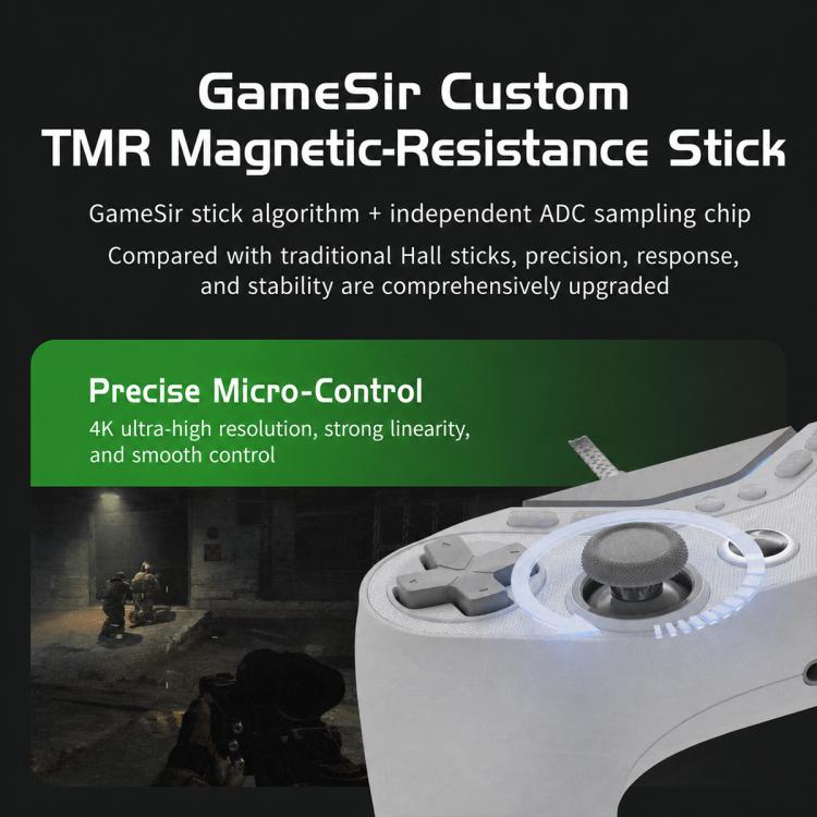 GameSir T3 Pro Tarantula Controller di gioco cablato per Xbox, PC, Steam e Android, T3 Pro