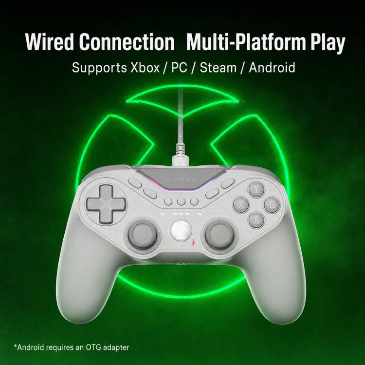 GameSir T3 Pro Tarantula Controller di gioco cablato per Xbox, PC, Steam e Android, T3 Pro