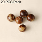 20 pezzi/confezione di perline Bodhi naturali a 18 semi, sfuse, per braccialetti fai da te e accessori, Vertical Hole Dragon Bone, Amber, Duck Tendon Vine, Moon Seed, Wild Walnut, Horizontal Hole Dragon Bone, Oval Golden Line, Small Ruyi Bodhi Bead 5-7...