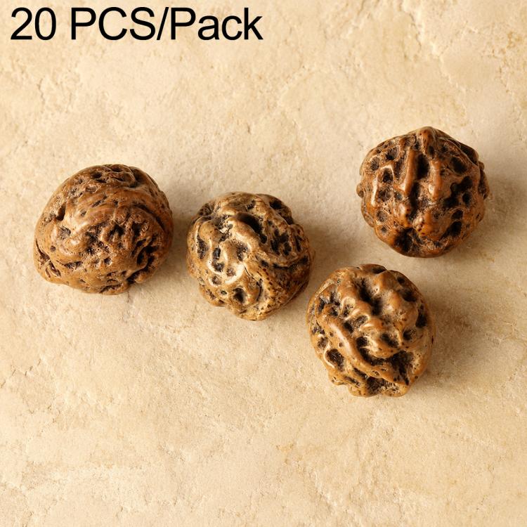 20 pezzi/confezione di perline Bodhi naturali a 18 semi, sfuse, per braccialetti fai da te e accessori, Vertical Hole Dragon Bone, Amber, Duck Tendon Vine, Moon Seed, Wild Walnut, Horizontal Hole Dragon Bone, Oval Golden Line, Small Ruyi Bodhi Bead 5-7...