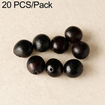 20 pezzi/confezione di perline Bodhi naturali a 18 semi, sfuse, per braccialetti fai da te e accessori, Vertical Hole Dragon Bone, Amber, Duck Tendon Vine, Moon Seed, Wild Walnut, Horizontal Hole Dragon Bone, Oval Golden Line, Small Ruyi Bodhi Bead 5-7...