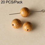 20 pezzi/confezione di perline Bodhi naturali a 18 semi, sfuse, per braccialetti fai da te e accessori, Vertical Hole Dragon Bone, Amber, Duck Tendon Vine, Moon Seed, Wild Walnut, Horizontal Hole Dragon Bone, Oval Golden Line, Small Ruyi Bodhi Bead 5-7...