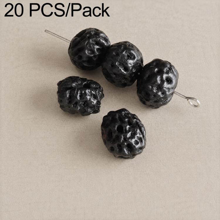 20 pezzi/confezione di perline Bodhi naturali a 18 semi, sfuse, per braccialetti fai da te e accessori, Vertical Hole Dragon Bone, Amber, Duck Tendon Vine, Moon Seed, Wild Walnut, Horizontal Hole Dragon Bone, Oval Golden Line, Small Ruyi Bodhi Bead 5-7...