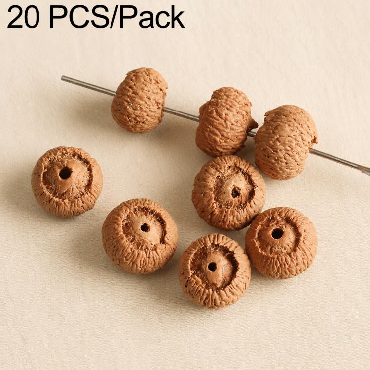 20 pezzi/confezione di perline Bodhi naturali a 18 semi, sfuse, per braccialetti fai da te e accessori, Vertical Hole Dragon Bone, Amber, Duck Tendon Vine, Moon Seed, Wild Walnut, Horizontal Hole Dragon Bone, Oval Golden Line, Small Ruyi Bodhi Bead 5-7...