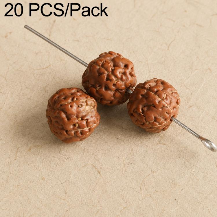 20 pezzi/confezione di perline Bodhi naturali a 18 semi, sfuse, per braccialetti fai da te e accessori, Vertical Hole Dragon Bone, Amber, Duck Tendon Vine, Moon Seed, Wild Walnut, Horizontal Hole Dragon Bone, Oval Golden Line, Small Ruyi Bodhi Bead 5-7...