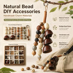 20 pezzi/confezione di perline Bodhi naturali a 18 semi, sfuse, per braccialetti fai da te e accessori, Vertical Hole Dragon Bone, Amber, Duck Tendon Vine, Moon Seed, Wild Walnut, Horizontal Hole Dragon Bone, Oval Golden Line, Small Ruyi Bodhi Bead 5-7...