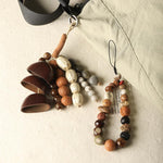 Perline Bodhi naturali a 18 semi, sfuse, per braccialetti fai da te e accessori., Small Bead Strand Set, Duck Tendon Vine Set, Full Strand Beads Set