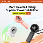 Ventilatore portatile pieghevole ad alta velocità JisuLife Life7, 3600mAh, 5000mAh