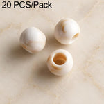 20 pezzi/confezione Perline acriliche a foro largo Accessori fai da te, Milk Coffee 12 x 10 mm, Caramel 12 x 10 mm, Earthy Brown 12 x 10 mm, Large Milk Coffee 15 x 13 mm, Milk Coffee 12 x 13 mm, Small Milk Coffee 10 x 8 mm, Milk Coffee 13 x 17 mm      ...