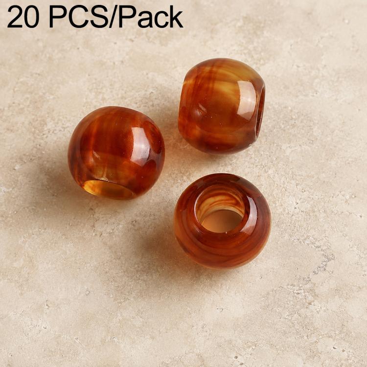 20 pezzi/confezione Perline acriliche a foro largo Accessori fai da te, Milk Coffee 12 x 10 mm, Caramel 12 x 10 mm, Earthy Brown 12 x 10 mm, Large Milk Coffee 15 x 13 mm, Milk Coffee 12 x 13 mm, Small Milk Coffee 10 x 8 mm, Milk Coffee 13 x 17 mm      ...