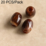 20 pezzi/confezione Perline acriliche a foro largo Accessori fai da te, Milk Coffee 12 x 10 mm, Caramel 12 x 10 mm, Earthy Brown 12 x 10 mm, Large Milk Coffee 15 x 13 mm, Milk Coffee 12 x 13 mm, Small Milk Coffee 10 x 8 mm, Milk Coffee 13 x 17 mm      ...