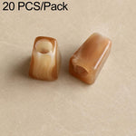 20 pezzi/confezione Perline acriliche a foro largo Accessori fai da te, Milk Coffee 12 x 10 mm, Caramel 12 x 10 mm, Earthy Brown 12 x 10 mm, Large Milk Coffee 15 x 13 mm, Milk Coffee 12 x 13 mm, Small Milk Coffee 10 x 8 mm, Milk Coffee 13 x 17 mm      ...