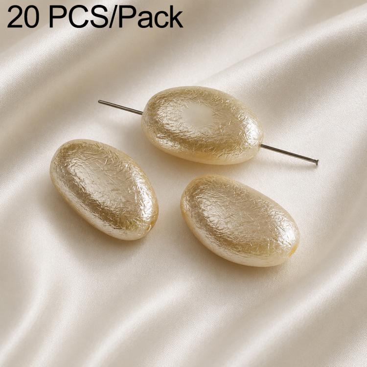 Confezione da 20 perline irregolari in finta perla, accessori fai da te per laccetti per cellulari., Glossy White Star Bead, Large Beige Star Bead, Beige Bead, Beige Wrinkled Teardrop Bead, Irregular White Wrinkled  Bead, Beige Wrinkled Rice Bead      ...