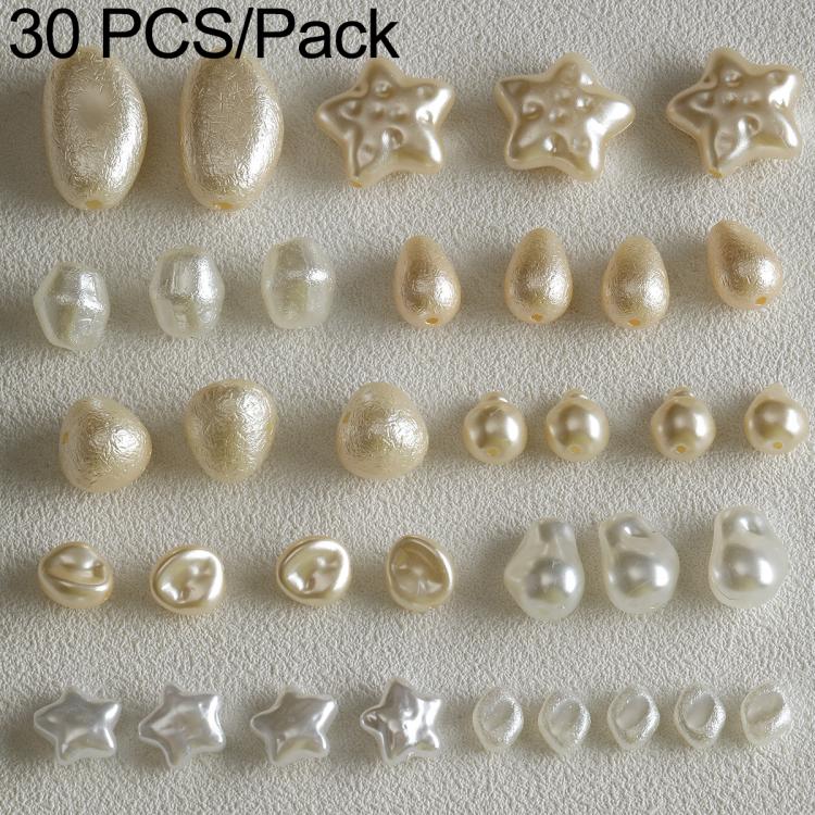 Accessori fai da te con perline finte irregolari effetto perla per cinturini per cellulari