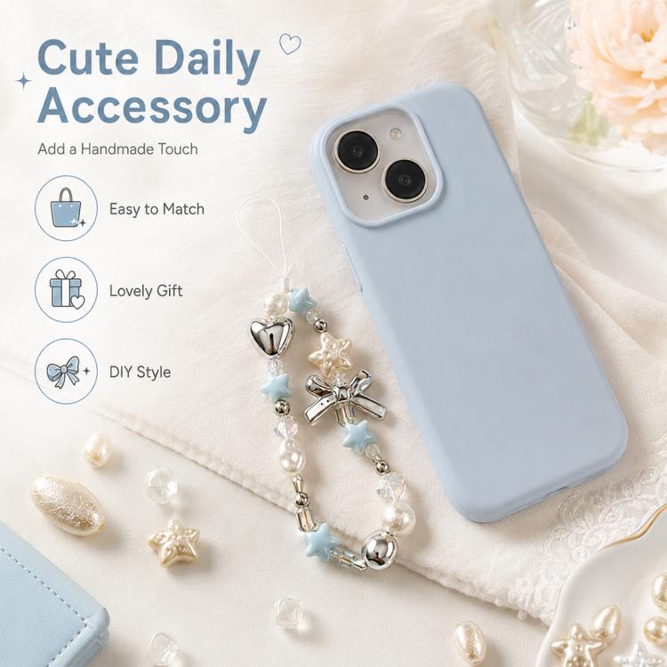 Accessori fai da te con perline finte irregolari effetto perla per cinturini per cellulari