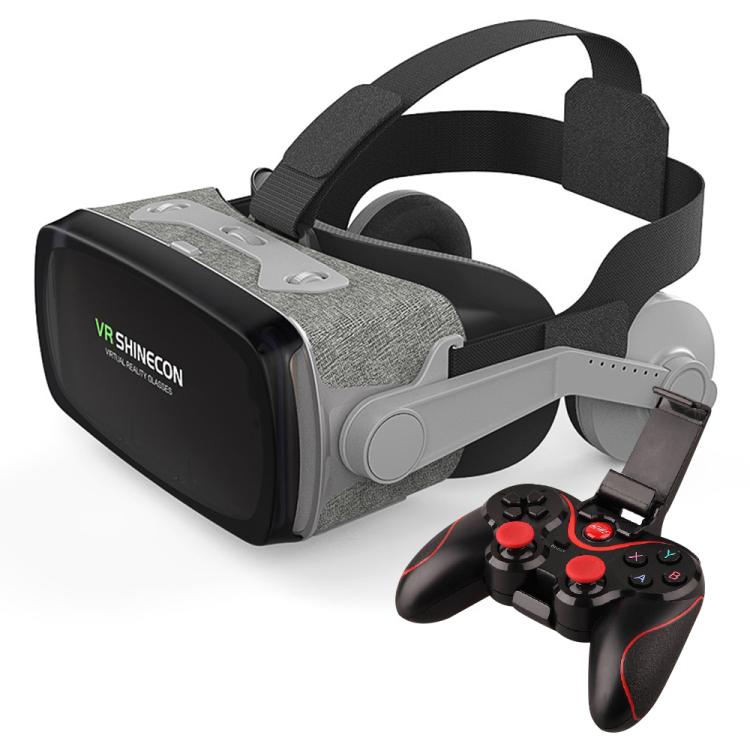 VR SHINECON G07E Earphone Edition: occhiali per realtà virtuale compatibili con telefoni da 4,7 a 6,1 pollici., G07E Host, G07E+052, G07E+053, G07E+B01, G07E+B03, G07E+C8S with Holder, G07E+S01, G07E+Y1 Black