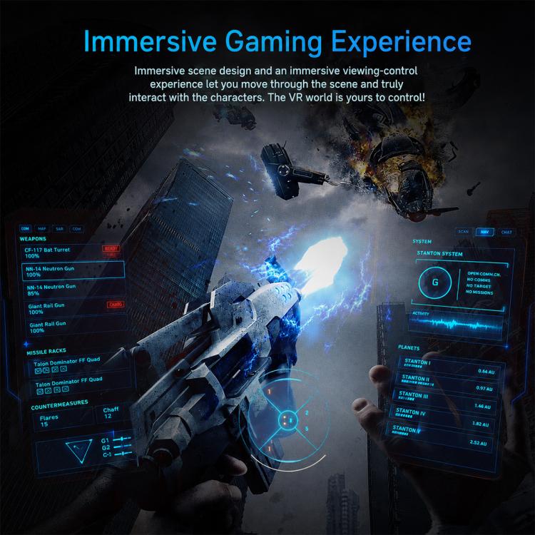 VR SHINECON G07E Earphone Edition: occhiali per realtà virtuale compatibili con telefoni da 4,7 a 6,1 pollici., G07E Host, G07E+052, G07E+053, G07E+B01, G07E+B03, G07E+C8S with Holder, G07E+S01, G07E+Y1 Black