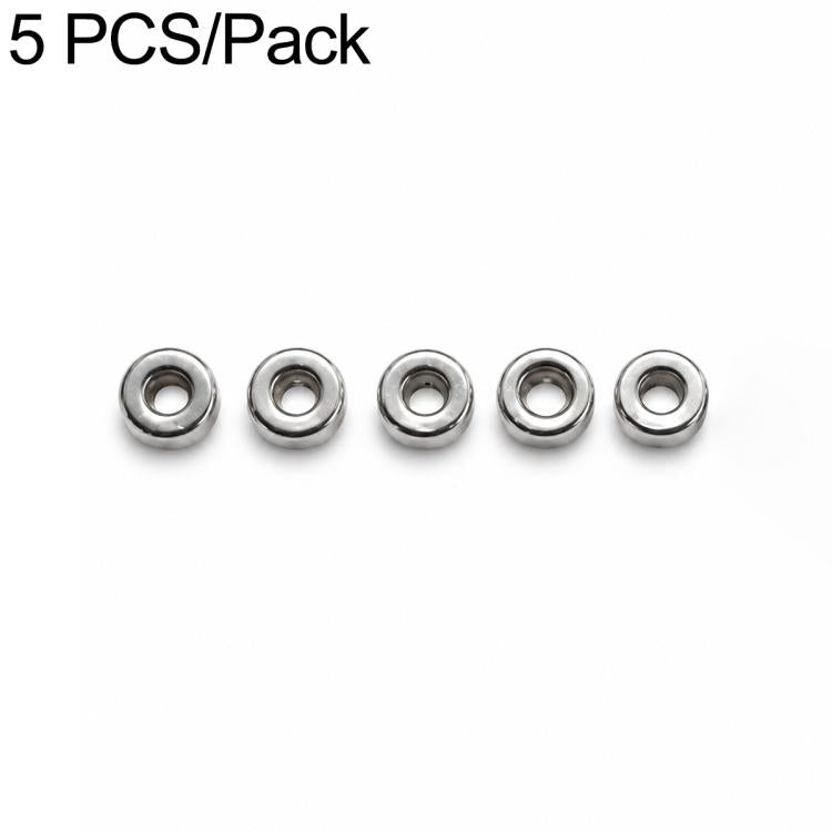 Set di 2 distanziatori e perline in acciaio al titanio antiossidante, accessori fai da te per cinturini per cellulari., Spacer Bead 3 mm, Spacer Bead 4 mm, Spacer Bead 5 mm, Spacer Bead 6 mm, Spacer Bead 8 mm, Flower Spacer Bead 5 mm, Pumpkin Bead 4 mm...