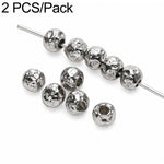 Set di 2 distanziatori e perline in acciaio al titanio antiossidante, accessori fai da te per cinturini per cellulari., Spacer Bead 3 mm, Spacer Bead 4 mm, Spacer Bead 5 mm, Spacer Bead 6 mm, Spacer Bead 8 mm, Flower Spacer Bead 5 mm, Pumpkin Bead 4 mm...