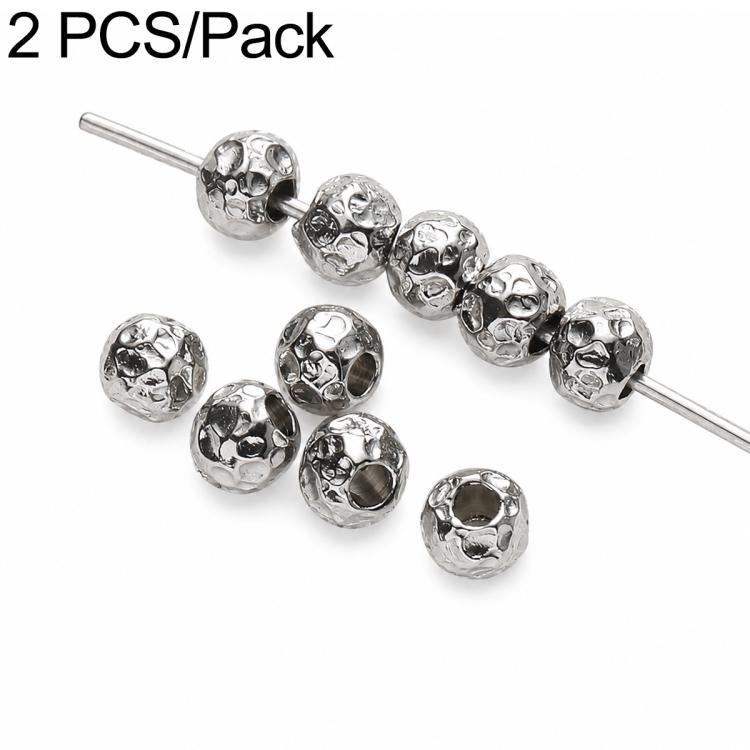 Set di 2 distanziatori e perline in acciaio al titanio antiossidante, accessori fai da te per cinturini per cellulari., Spacer Bead 3 mm, Spacer Bead 4 mm, Spacer Bead 5 mm, Spacer Bead 6 mm, Spacer Bead 8 mm, Flower Spacer Bead 5 mm, Pumpkin Bead 4 mm...