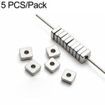 Set di 2 distanziatori e perline in acciaio al titanio antiossidante, accessori fai da te per cinturini per cellulari., Spacer Bead 3 mm, Spacer Bead 4 mm, Spacer Bead 5 mm, Spacer Bead 6 mm, Spacer Bead 8 mm, Flower Spacer Bead 5 mm, Pumpkin Bead 4 mm...