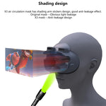 Maschera di ricircolo dell'aria FIIT VR per Meta Quest 3, X3 Max, X3