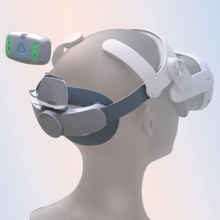 Cinghia di fissaggio FIIT VR T302 per Meta Quest 3 / Quest 3S, FIIT VR T302 Power