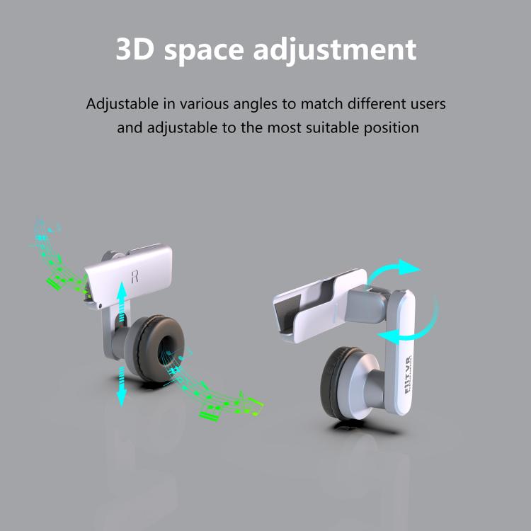 Fascia per la testa FIIT VR T300 Plus con auricolari per Meta Quest 3, FIIT VR T300 Plus
