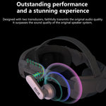 Fascia per la testa FIIT VR T300 Plus con auricolari per Meta Quest 3, FIIT VR T300 Plus