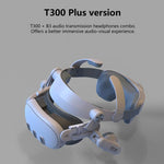 Fascia per la testa FIIT VR T300 Plus con auricolari per Meta Quest 3, FIIT VR T300 Plus