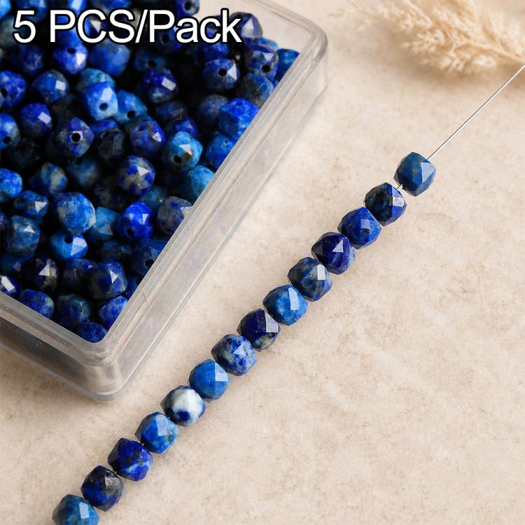 Set di 5 perline sciolte sfaccettate naturali, accessori fai da te per bracciali e collane., Blue Apatite, Pink Opal, Alxa Faceted Round Bead, Grade A Turquoise, Alxa Faceted Cube Bead, Australian Jade, Violet, Blue Apatite Faceted Abacus, Grey Moonsto...