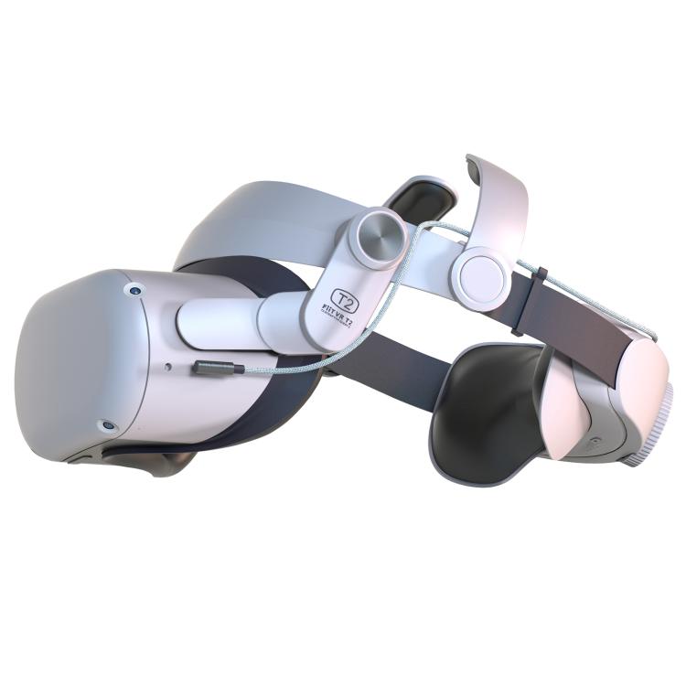 Fascia per la testa FIIT VR T2 con batteria di alimentazione per Meta Quest 2, FIIT VR T2 Power