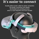 Fascia per la testa FIIT VR T2 con batteria di alimentazione per Meta Quest 2, FIIT VR T2 Power