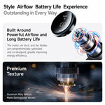 Ventilatore portatile JisuLife Pro1S ad alta velocità con tecnologia Turbo e batteria a lunga durata., 5000mAh