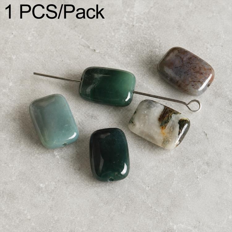 Accessori fai da te con perline naturali per bracciali e collane, Large Picture Jasper Bead, Large Red Agate Bead, Large Blue Lace Stone Bead, Large Tiger Eye Stone Bead, Large Spotted Stone Bead, Large Bloodstone Bead, Large Moss Agate Bead           ...