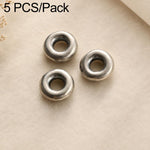Set di 5 distanziatori e perline vintage in argento resistenti all'ossidazione, accessori fai da te, Twisted Bead, Auspicious Cloud Spacer, Textured Saucer Bead, Irregular Shape Bead, Small Bead, Irregular Saucer Bead, Circle Bead, Coin Bead           ...