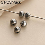 Set di 5 distanziatori e perline vintage in argento resistenti all'ossidazione, accessori fai da te, Twisted Bead, Auspicious Cloud Spacer, Textured Saucer Bead, Irregular Shape Bead, Small Bead, Irregular Saucer Bead, Circle Bead, Coin Bead           ...