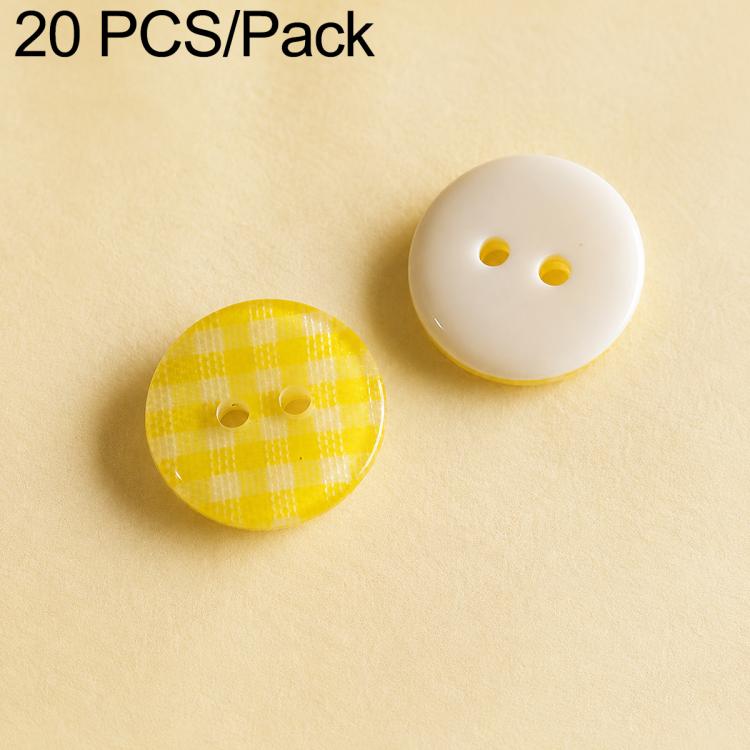Set di 20 bottoni in resina colorati, perline sfuse per braccialetti fai da te.