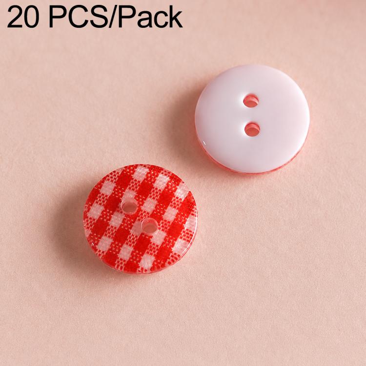 Set di 20 bottoni in resina colorati, perline sfuse per braccialetti fai da te.