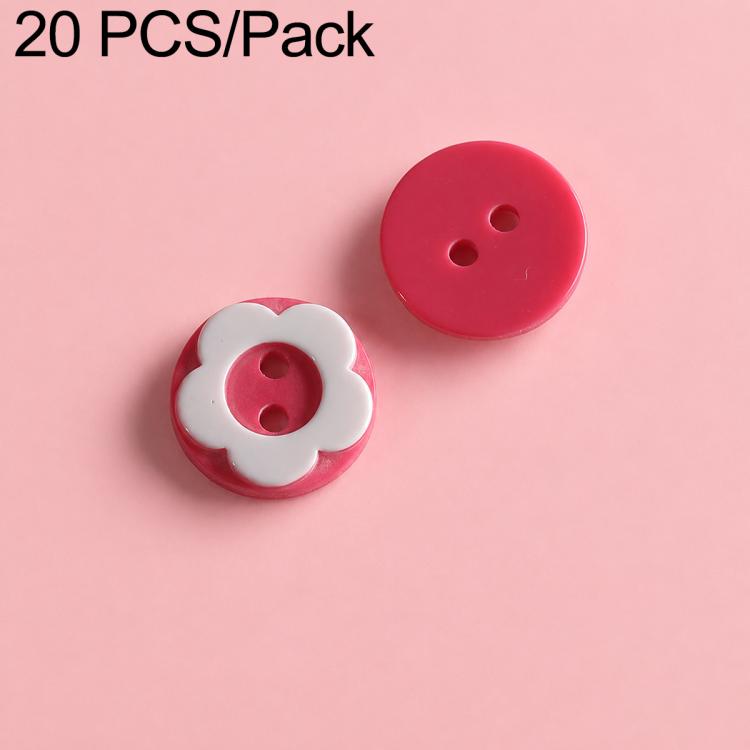 Set di 20 bottoni in resina colorati, perline sfuse per braccialetti fai da te.