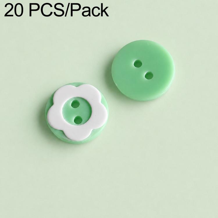 Set di 20 bottoni in resina colorati, perline sfuse per braccialetti fai da te.