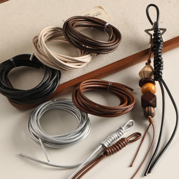Filo in ecopelle PU versatile da 3 mm per accessori fai da te e perline