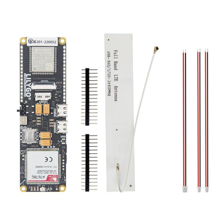 Modulo di sviluppo per comunicazioni wireless LILYGO, T-A7670G-S3 GPS L76K, T-A7670G-S3 No-GPS, T-SIM7670G-S3 SIM-GPS, T-SIM7670G-S3 GPS, T-A7670E-S3 SIM-GPS, T-A7670E-S3 No-GPS, T-A7670SA-S3 SIM-GPS, T-A7670SA-S3 No-GPS