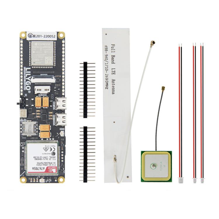 Modulo di sviluppo per comunicazioni wireless LILYGO, T-A7670G-S3 GPS L76K, T-A7670G-S3 No-GPS, T-SIM7670G-S3 SIM-GPS, T-SIM7670G-S3 GPS, T-A7670E-S3 SIM-GPS, T-A7670E-S3 No-GPS, T-A7670SA-S3 SIM-GPS, T-A7670SA-S3 No-GPS