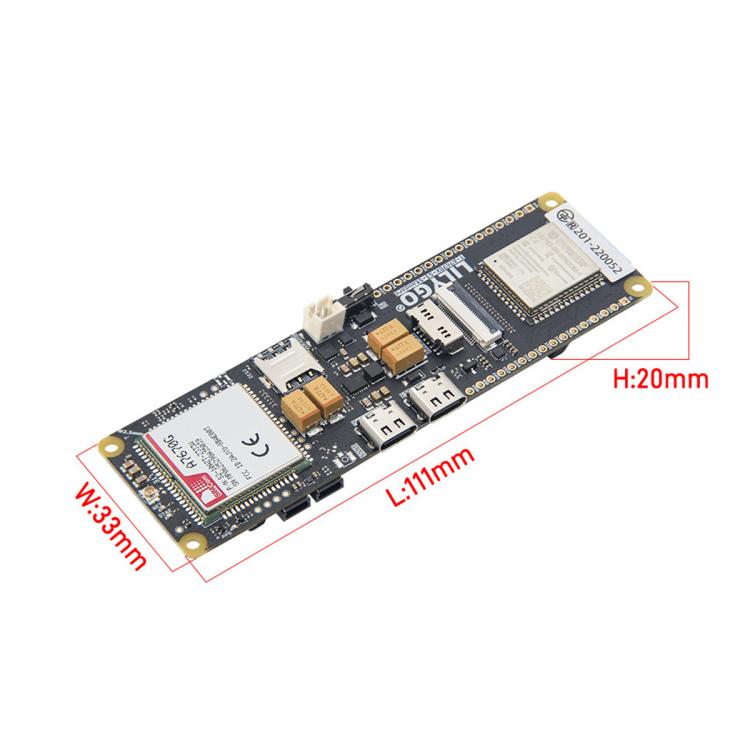 Modulo di sviluppo per comunicazioni wireless LILYGO, T-A7670G-S3 GPS L76K, T-A7670G-S3 No-GPS, T-SIM7670G-S3 SIM-GPS, T-SIM7670G-S3 GPS, T-A7670E-S3 SIM-GPS, T-A7670E-S3 No-GPS, T-A7670SA-S3 SIM-GPS, T-A7670SA-S3 No-GPS